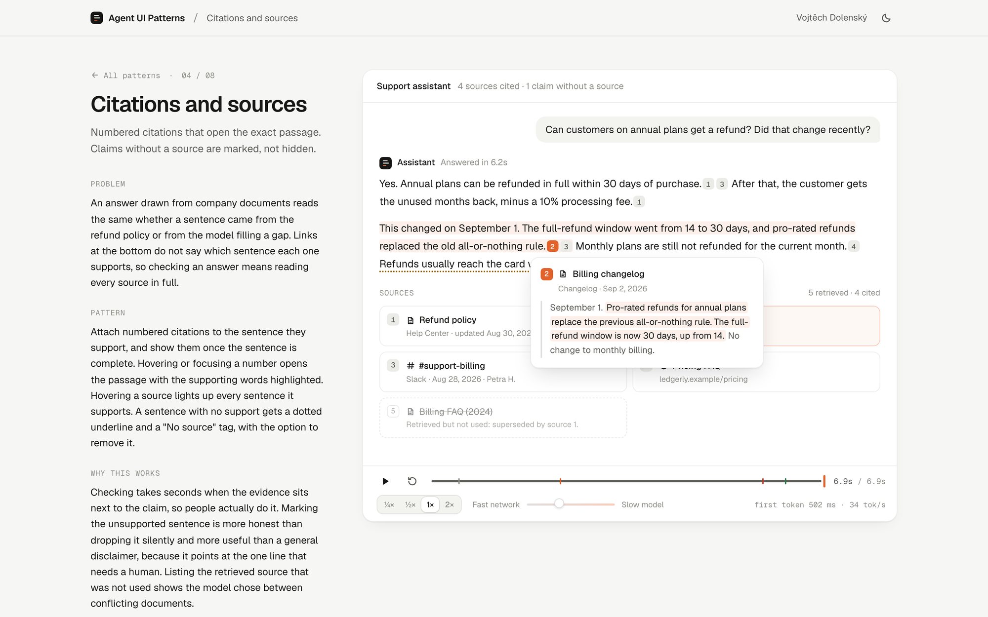 Citations: hover a number to see the source.